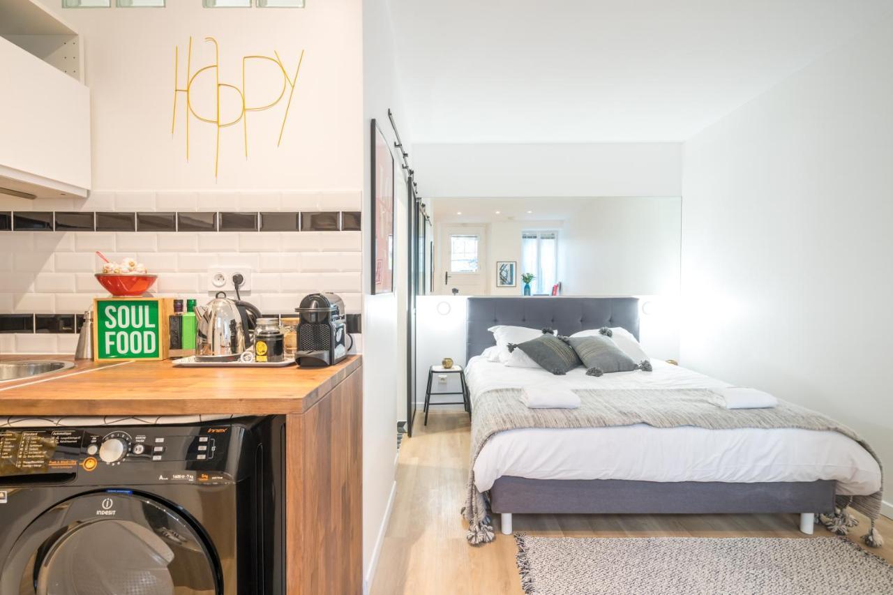Studio Terrasse Privee 5 Min To Eiffel Tower ปารีส ภายนอก รูปภาพ